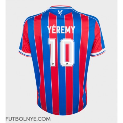 Camiseta Crystal Palace Yeremy Pino #10 Primera Equipación 2025-26 manga corta Camiseta Crystal Palace Yeremy Pino #10 Primera Equipación 2025-26 manga corta
